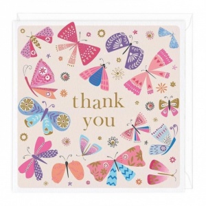 Thank You Butterfly Card